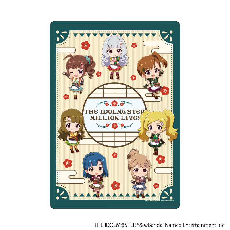 キャラクリアケース「アイドルマスター ミリオンライブ!」08/集合デザイン 和風喫茶ver.(ミニキャライラスト) 画像 2 | AniSmile