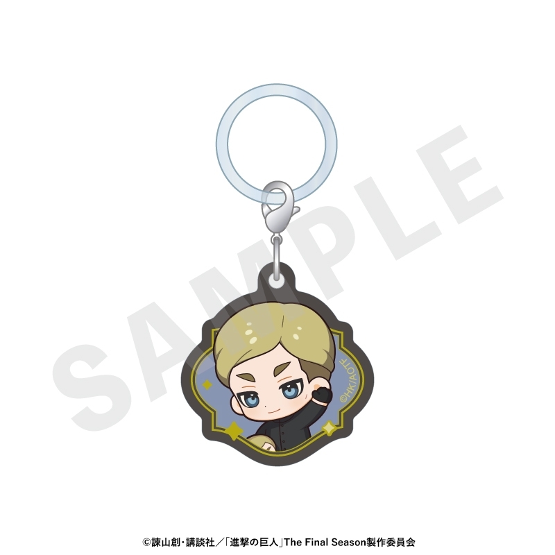 進撃の巨人 ミニキャラブラックコーデシリーズ アクリルチャームセット(リヴァイ・ハンジ・エルヴィン) 画像 4 | AniSmile