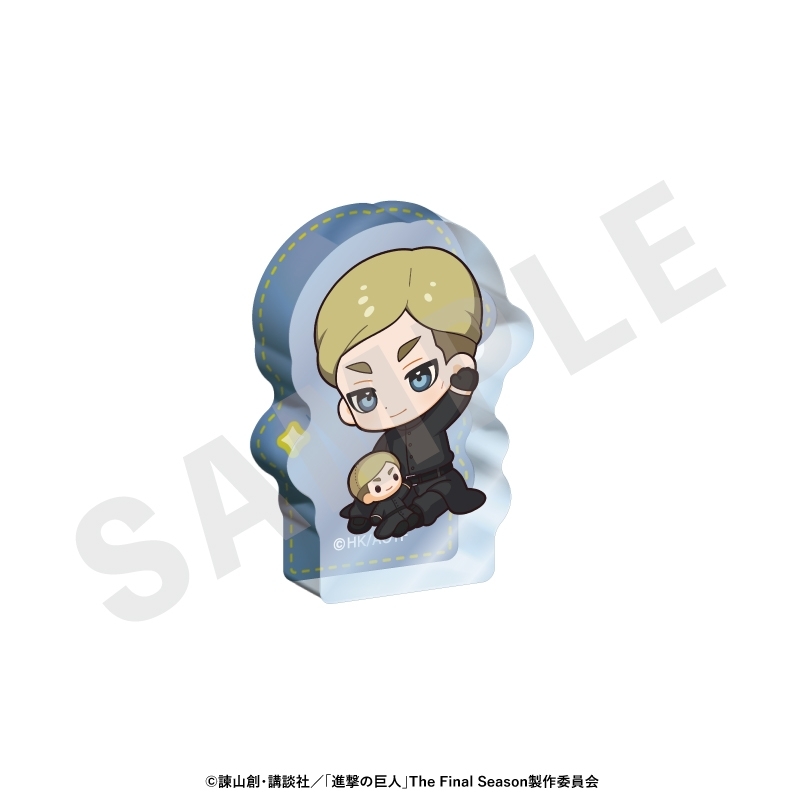 進撃の巨人 ミニキャラブラックコーデシリーズ ミニダイカットアクリルブロック(エルヴィン) - 公式商品画像 | AniSmile