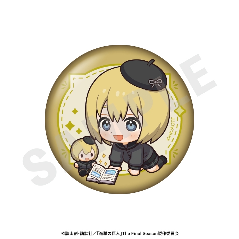 進撃の巨人 ミニキャラブラックコーデシリーズ トレーディング缶バッジ(全6種) 画像 4 | AniSmile