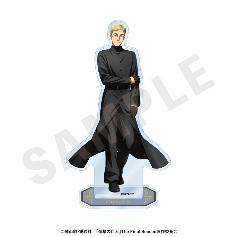進撃の巨人 ブラックコーデシリーズ アクリルスタンド(エルヴィン) - 公式商品画像 | AniSmile