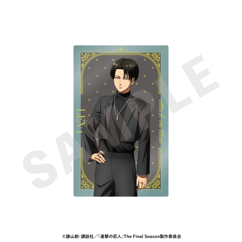 進撃の巨人 ブラックコーデシリーズ トレーディングキラキラカード(全8種) 画像 4 | AniSmile