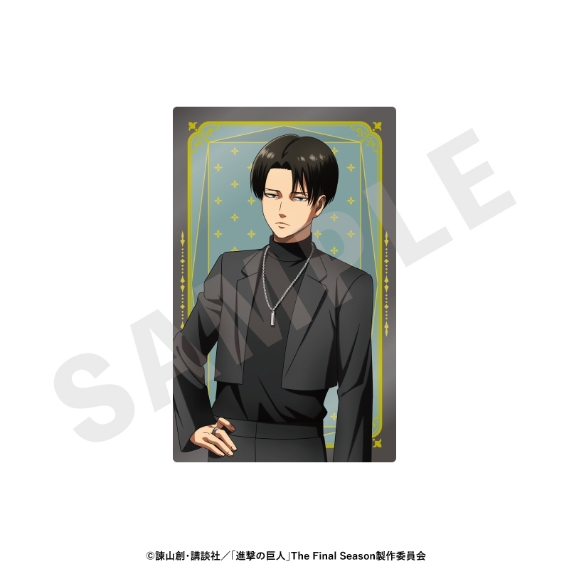 進撃の巨人 ブラックコーデシリーズ トレーディングキラキラカード(全8種) 画像 5 | AniSmile