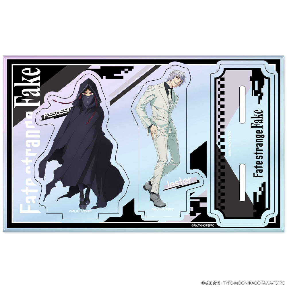 『Fate/strange Fake』オーロラアクリルニコスタンド ジェスター・カルトゥーレ&アサシン 画像 2 | AniSmile