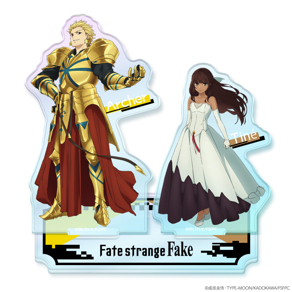『Fate/strange Fake』オーロラアクリルニコスタンド ティーネ&アーチャー - 公式商品画像 | AniSmile