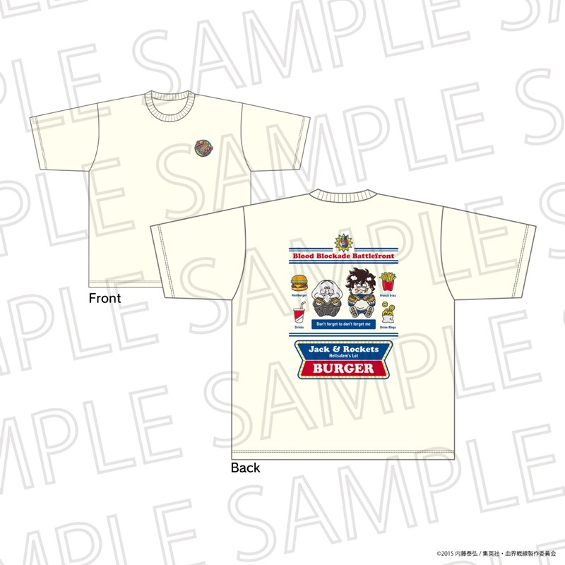 TVアニメ『血界戦線』 Tシャツ(Don’t forget to don’t forget me) - 公式商品画像 | AniSmile