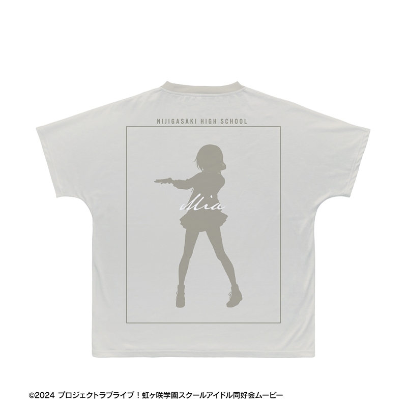 ラブライブ!虹ヶ咲学園スクールアイドル同好会 描き下ろし ミア・テイラー ミラクル STAY TUNE! Ani-Art フルグラフィックTシャツユニセックス(サイズ/M) 画像 3 | AniSmile