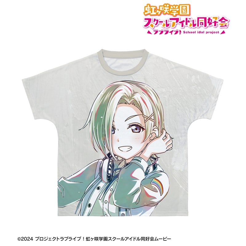 ラブライブ!虹ヶ咲学園スクールアイドル同好会 描き下ろし ミア・テイラー ミラクル STAY TUNE! Ani-Art フルグラフィックTシャツユニセックス(サイズ/XS) 画像 2 | AniSmile