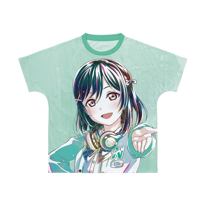 ラブライブ!虹ヶ咲学園スクールアイドル同好会 描き下ろし 三船栞子 ミラクル STAY TUNE! Ani-Art フルグラフィックTシャツユニセックス(サイズ/XXXL) - 公式商品画像 | AniSmile