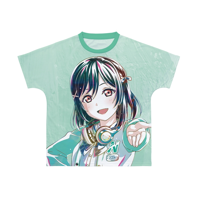 ラブライブ!虹ヶ咲学園スクールアイドル同好会 描き下ろし 三船栞子 ミラクル STAY TUNE! Ani-Art フルグラフィックTシャツユニセックス(サイズ/XS) - 公式商品画像 | AniSmile
