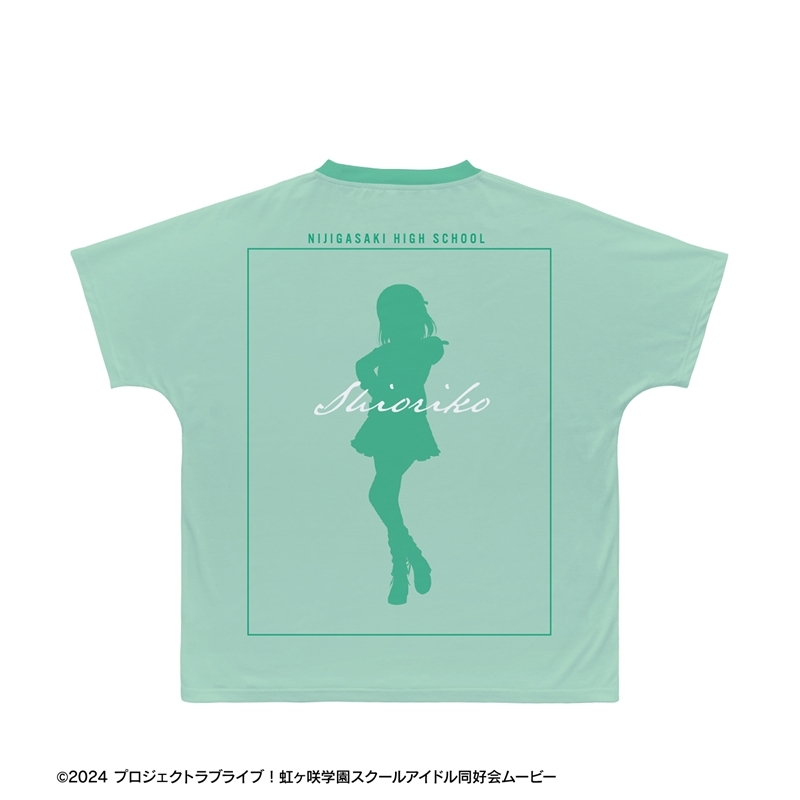 ラブライブ!虹ヶ咲学園スクールアイドル同好会 描き下ろし 三船栞子 ミラクル STAY TUNE! Ani-Art フルグラフィックTシャツユニセックス(サイズ/XS) 画像 3 | AniSmile