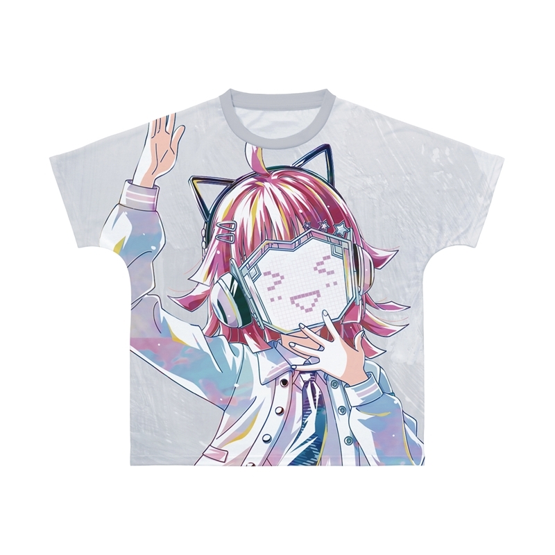 ラブライブ!虹ヶ咲学園スクールアイドル同好会 描き下ろし 天王寺璃奈 ミラクル STAY TUNE! Ani-Art フルグラフィックTシャツユニセックス(サイズ/M) - 公式商品画像 | AniSmile