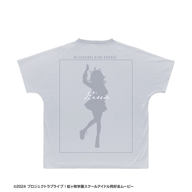 ラブライブ!虹ヶ咲学園スクールアイドル同好会 描き下ろし 天王寺璃奈 ミラクル STAY TUNE! Ani-Art フルグラフィックTシャツユニセックス(サイズ/XXS) 画像 3 | AniSmile