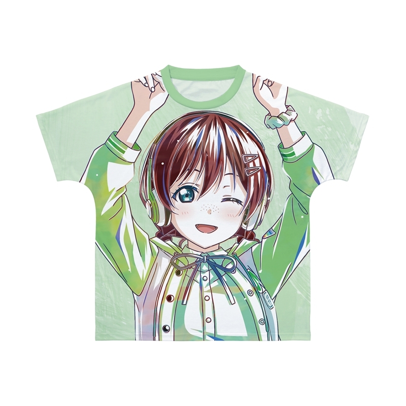 ラブライブ!虹ヶ咲学園スクールアイドル同好会 描き下ろし エマ・ヴェルデ ミラクル STAY TUNE! Ani-Art フルグラフィックTシャツユニセックス(サイズ/XXL) - 公式商品画像 | AniSmile