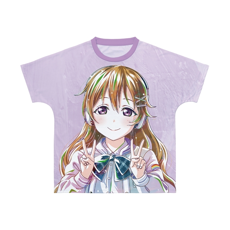 ラブライブ!虹ヶ咲学園スクールアイドル同好会 描き下ろし 近江彼方 ミラクル STAY TUNE! Ani-Art フルグラフィックTシャツユニセックス(サイズ/XXXL) - 公式商品画像 | AniSmile