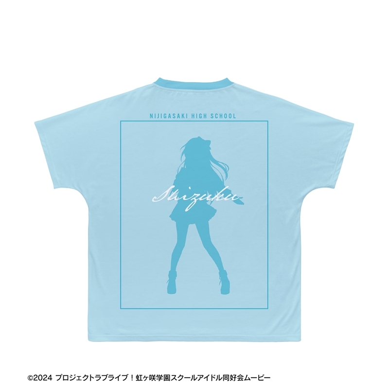 ラブライブ!虹ヶ咲学園スクールアイドル同好会 描き下ろし 桜坂しずく ミラクル STAY TUNE! Ani-Art フルグラフィックTシャツユニセックス(サイズ/XXXL) 画像 3 | AniSmile