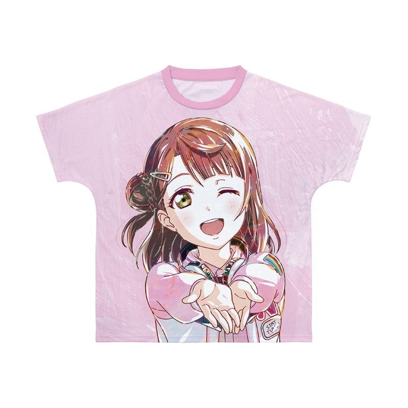 ラブライブ!虹ヶ咲学園スクールアイドル同好会 描き下ろし 上原歩夢 ミラクル STAY TUNE! Ani-Art フルグラフィックTシャツユニセックス(サイズ/XXS) - 公式商品画像 | AniSmile