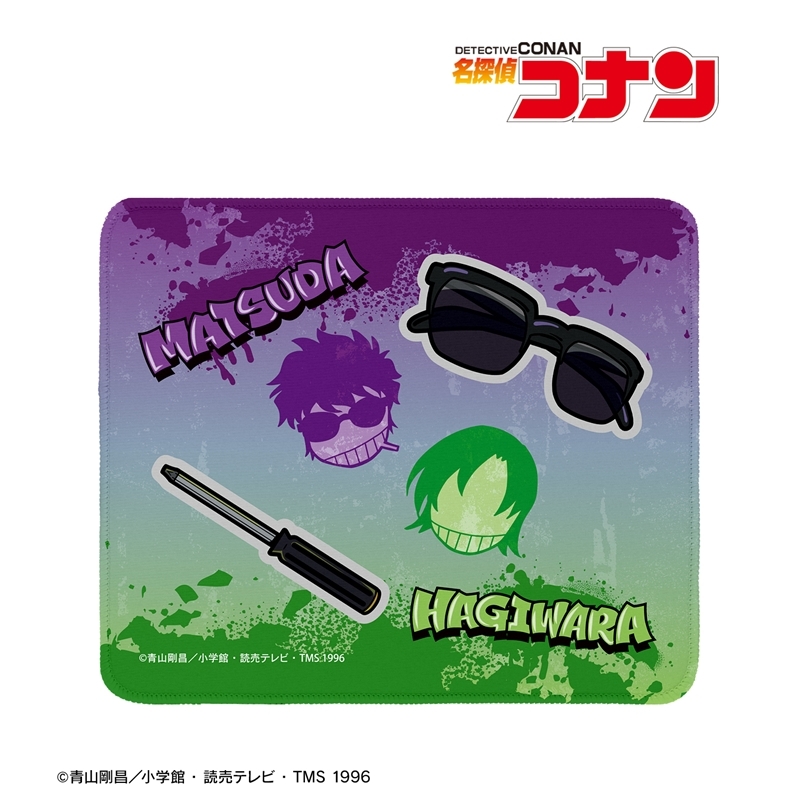 名探偵コナン 松田陣平&萩原研二 グラフィティモチーフ マウスパッド 画像 2 | AniSmile