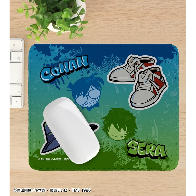 名探偵コナン 江戸川コナン&世良真純 グラフィティモチーフ マウスパッド 画像 3 | AniSmile