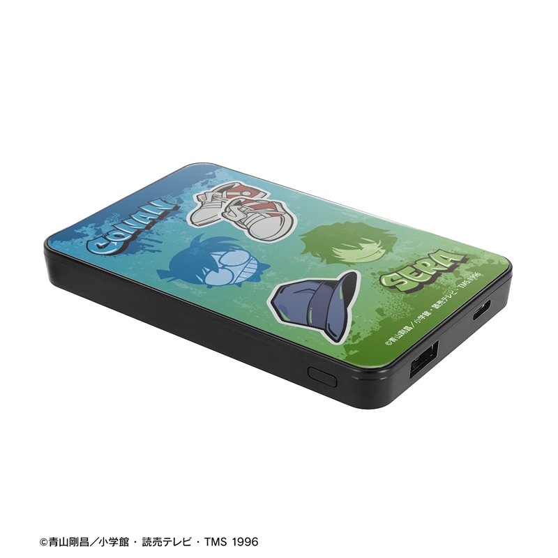 名探偵コナン 江戸川コナン&世良真純 グラフィティモチーフ モバイルバッテリー 画像 3 | AniSmile