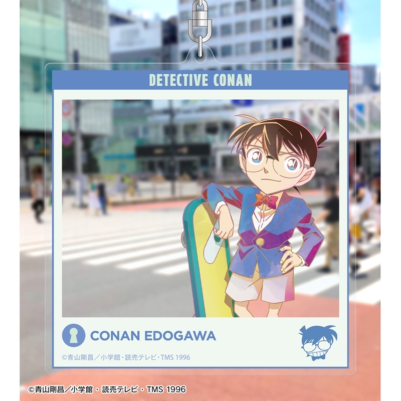 名探偵コナン 江戸川コナン Ani-Art clear label 第2弾 SNS風BIGアクリルキーホルダー 画像 3 | AniSmile