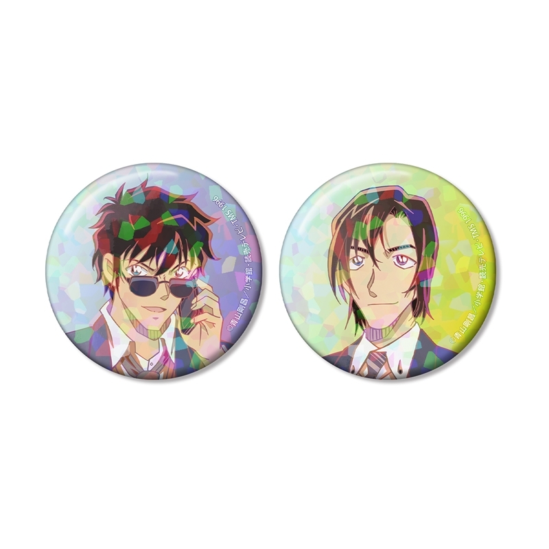 名探偵コナン 松田陣平&萩原研二 Ani-Art clear label 第2弾 ホログラム缶バッジ2個セット - 公式商品画像 | AniSmile