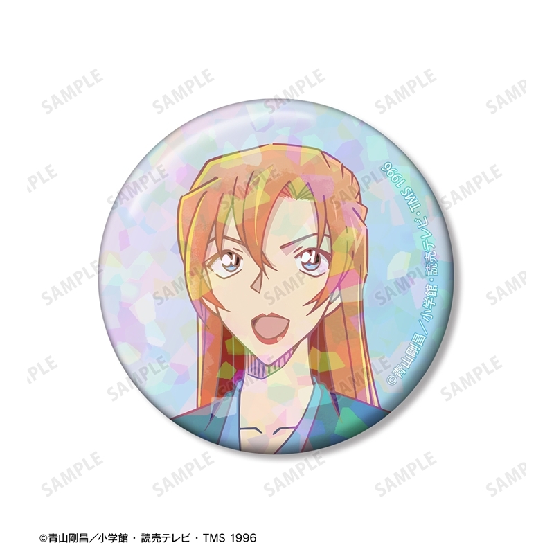 名探偵コナン 萩原千速&横溝重悟 Ani-Art clear label 第2弾 ホログラム缶バッジ2個セット 画像 3 | AniSmile