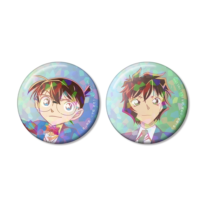 名探偵コナン 江戸川コナン&世良真純 Ani-Art clear label 第2弾 ホログラム缶バッジ2個セット - 公式商品画像 | AniSmile