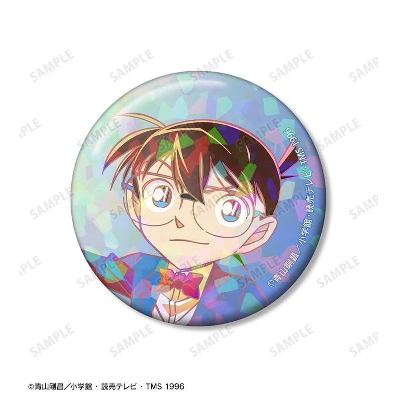 名探偵コナン 江戸川コナン&世良真純 Ani-Art clear label 第2弾 ホログラム缶バッジ2個セット 画像 3 | AniSmile