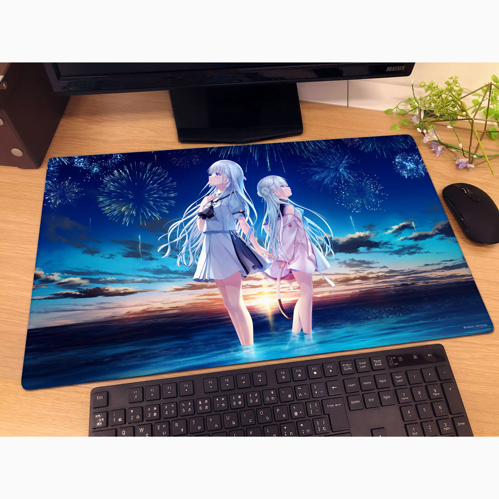 Summer Pockets REFLECTION BLUE&anemoi ラバーマット(鳴瀬 しろは&辻倉朱比華) 画像 2 | AniSmile