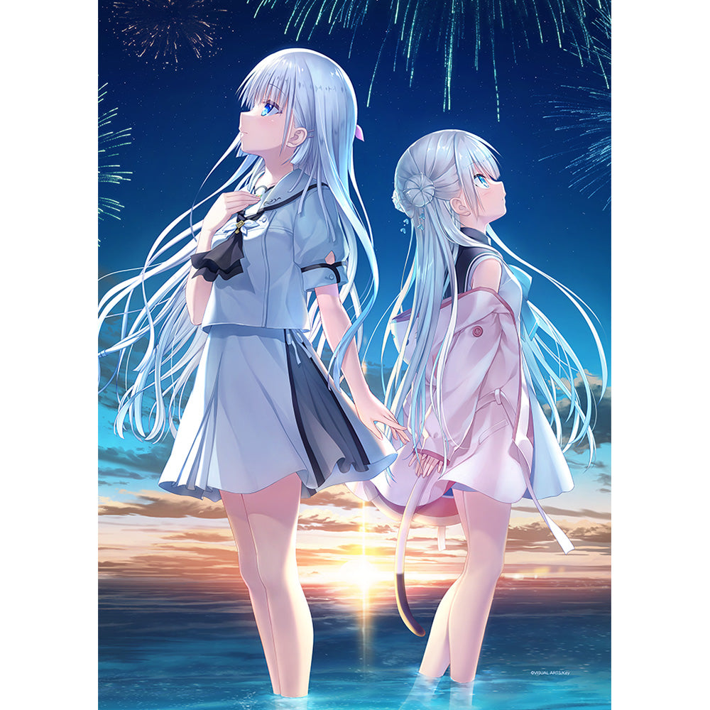 Summer Pockets REFLECTION BLUE&anemoi B2タペストリー(鳴瀬 しろは&辻倉朱比華) - 公式商品画像 | AniSmile