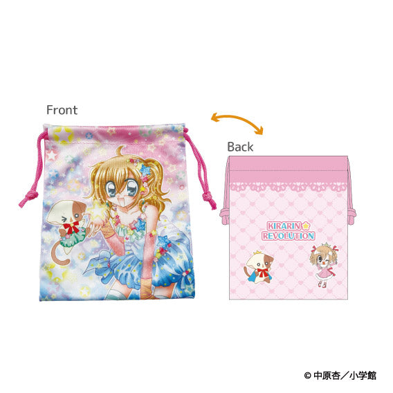 きらりん☆レボリューション 巾着 ピンク - 公式商品画像 | AniSmile