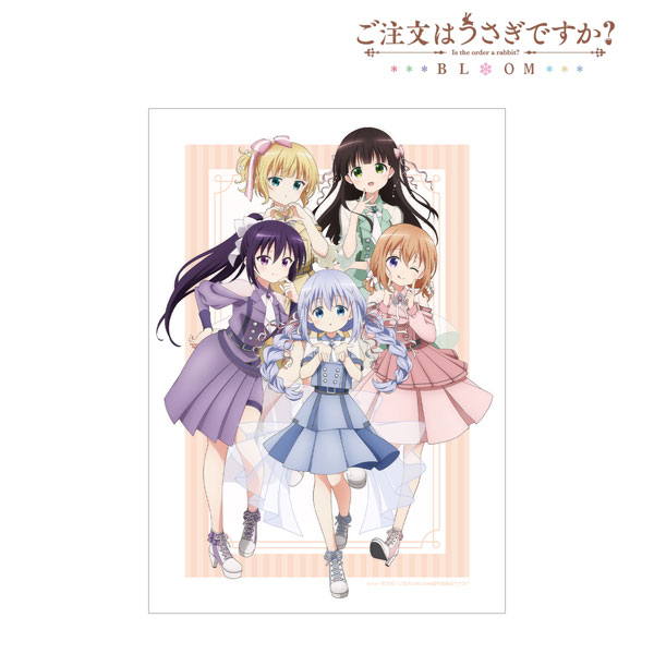 ご注文はうさぎですか? BLOOM 描き下ろし 集合 アイドル制服ver. A3マット加工ポスター - 公式商品画像 | AniSmile