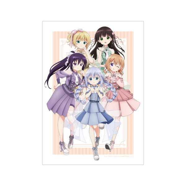 ご注文はうさぎですか? BLOOM 描き下ろし 集合 アイドル制服ver. A3マット加工ポスター 画像 2 | AniSmile