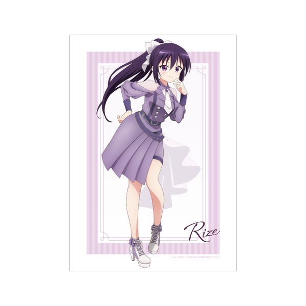 ご注文はうさぎですか? BLOOM 描き下ろし リゼ アイドル制服ver. A3マット加工ポスター 画像 2 | AniSmile
