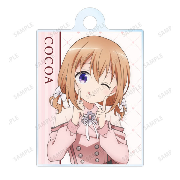 ご注文はうさぎですか? BLOOM 描き下ろし ココア アイドル制服ver. 2連ワイヤーアクリルキーホルダー 画像 3 | AniSmile