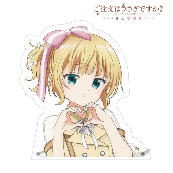 ご注文はうさぎですか? BLOOM 描き下ろし シャロ アイドル制服ver. 特大ダイカットアクリルパネル - 公式商品画像 | AniSmile
