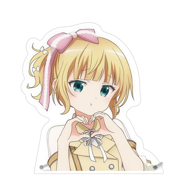 ご注文はうさぎですか? BLOOM 描き下ろし シャロ アイドル制服ver. 特大ダイカットアクリルパネル 画像 2 | AniSmile