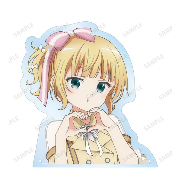 ご注文はうさぎですか? BLOOM 描き下ろし シャロ アイドル制服ver. 特大ダイカットアクリルパネル 画像 3 | AniSmile