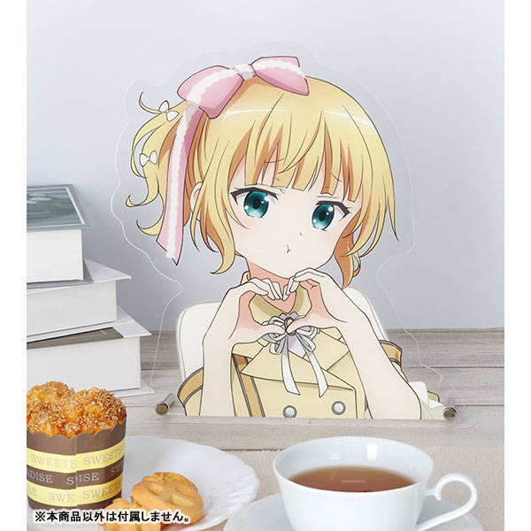 ご注文はうさぎですか? BLOOM 描き下ろし シャロ アイドル制服ver. 特大ダイカットアクリルパネル 画像 4 | AniSmile
