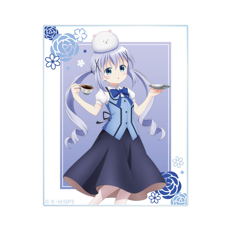 ご注文はうさぎですか? BLOOM 描き下ろし チノ 素敵なティータイムver. アクリルカード 画像 2 | AniSmile