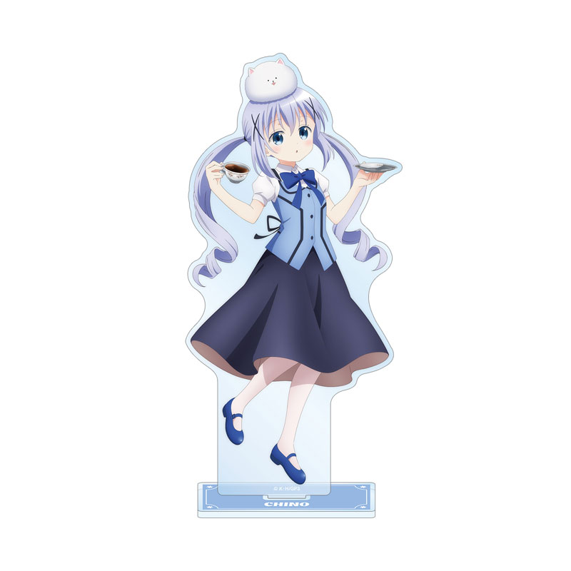 ご注文はうさぎですか? BLOOM 描き下ろし チノ 素敵なティータイムver. BIGアクリルスタンド 画像 2 | AniSmile