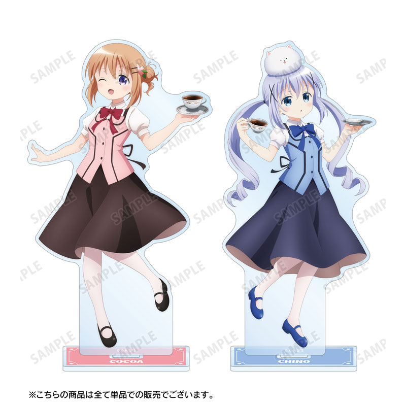 ご注文はうさぎですか? BLOOM 描き下ろし ココア 素敵なティータイムver. BIGアクリルスタンド 画像 4 | AniSmile