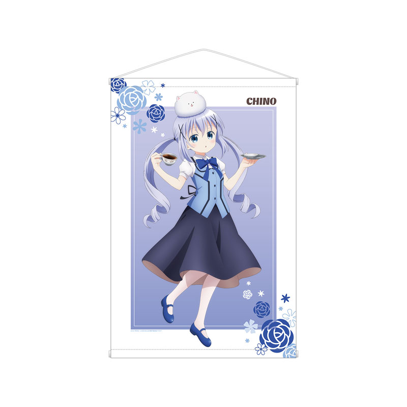 ご注文はうさぎですか? BLOOM 描き下ろし チノ 素敵なティータイムver. B2タペストリー 画像 2 | AniSmile