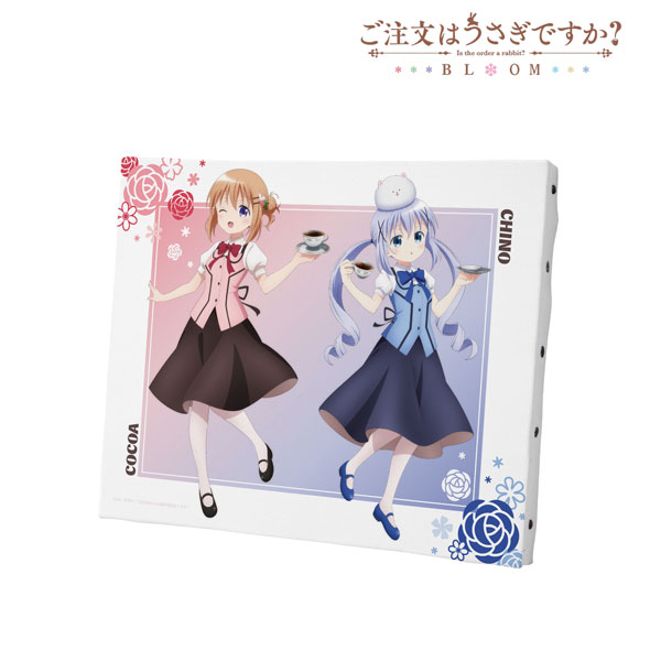 ご注文はうさぎですか? BLOOM 描き下ろし ココア&チノ 素敵なティータイムver. キャンバスボード - 公式商品画像 | AniSmile