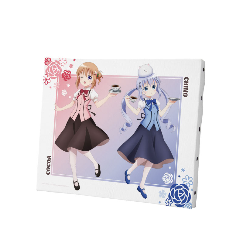 ご注文はうさぎですか? BLOOM 描き下ろし ココア&チノ 素敵なティータイムver. キャンバスボード 画像 2 | AniSmile