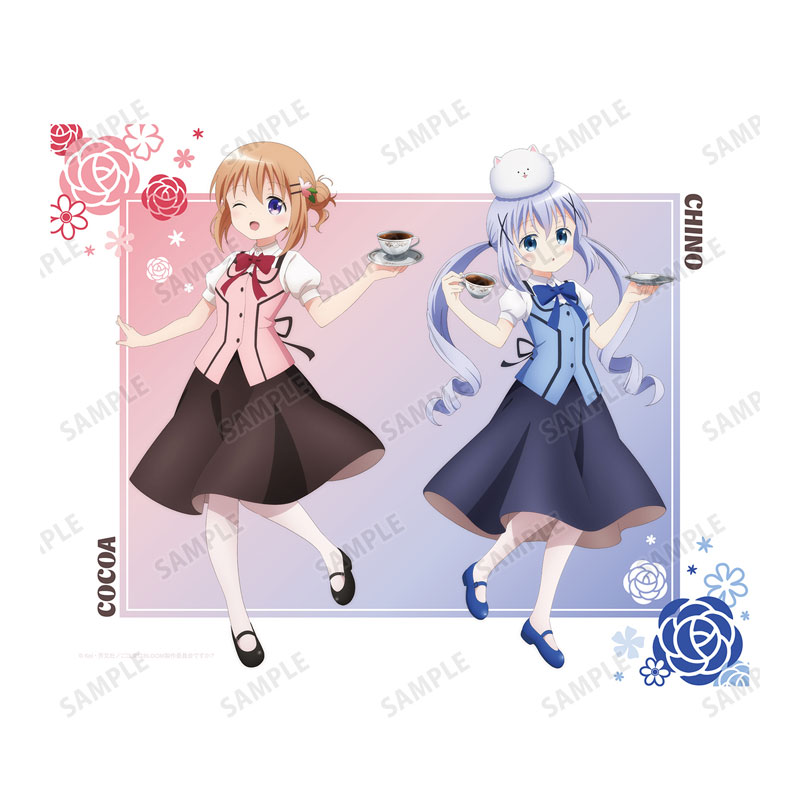 ご注文はうさぎですか? BLOOM 描き下ろし ココア&チノ 素敵なティータイムver. キャンバスボード 画像 3 | AniSmile