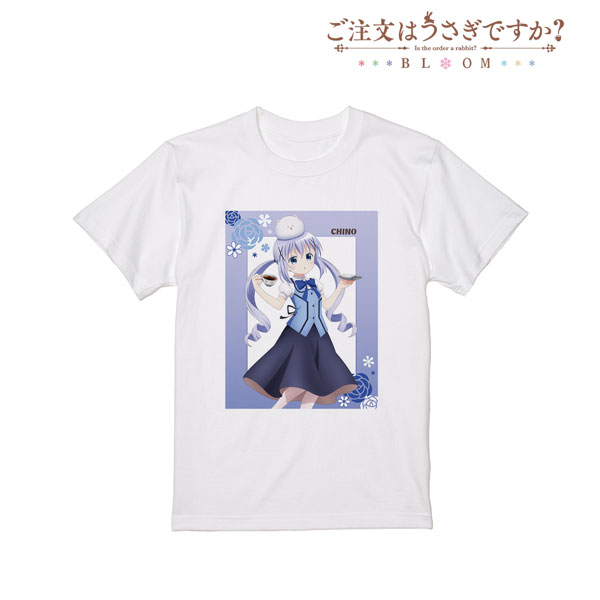 ご注文はうさぎですか? BLOOM 描き下ろし チノ 素敵なティータイムver. Tシャツメンズ(サイズ/L) - 公式商品画像 | AniSmile