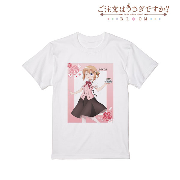 ご注文はうさぎですか? BLOOM 描き下ろし ココア 素敵なティータイムver. Tシャツメンズ(サイズ/L) - 公式商品画像 | AniSmile