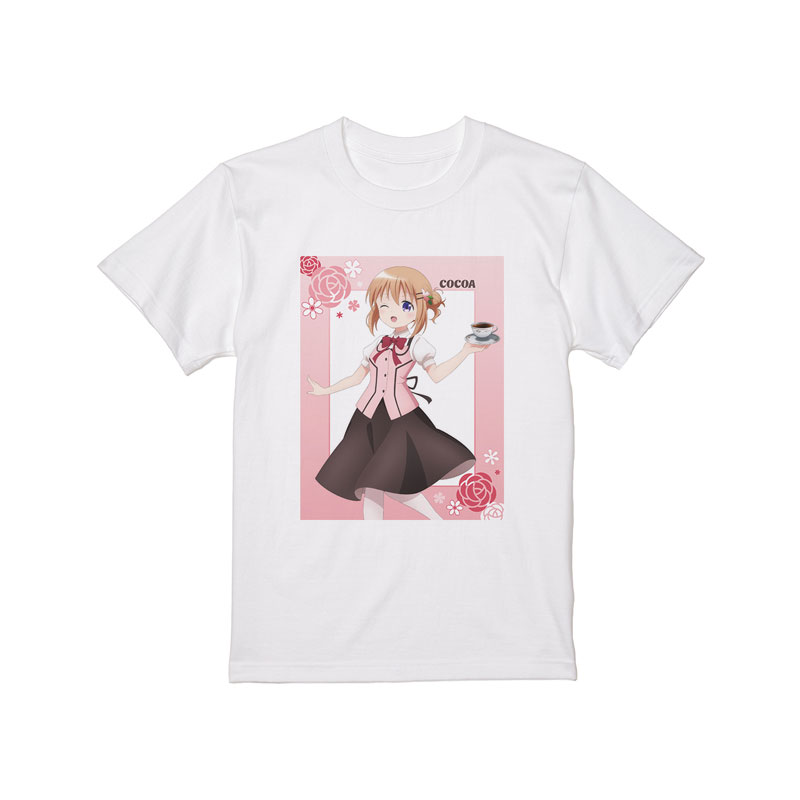 ご注文はうさぎですか? BLOOM 描き下ろし ココア 素敵なティータイムver. Tシャツメンズ(サイズ/S) 画像 2 | AniSmile